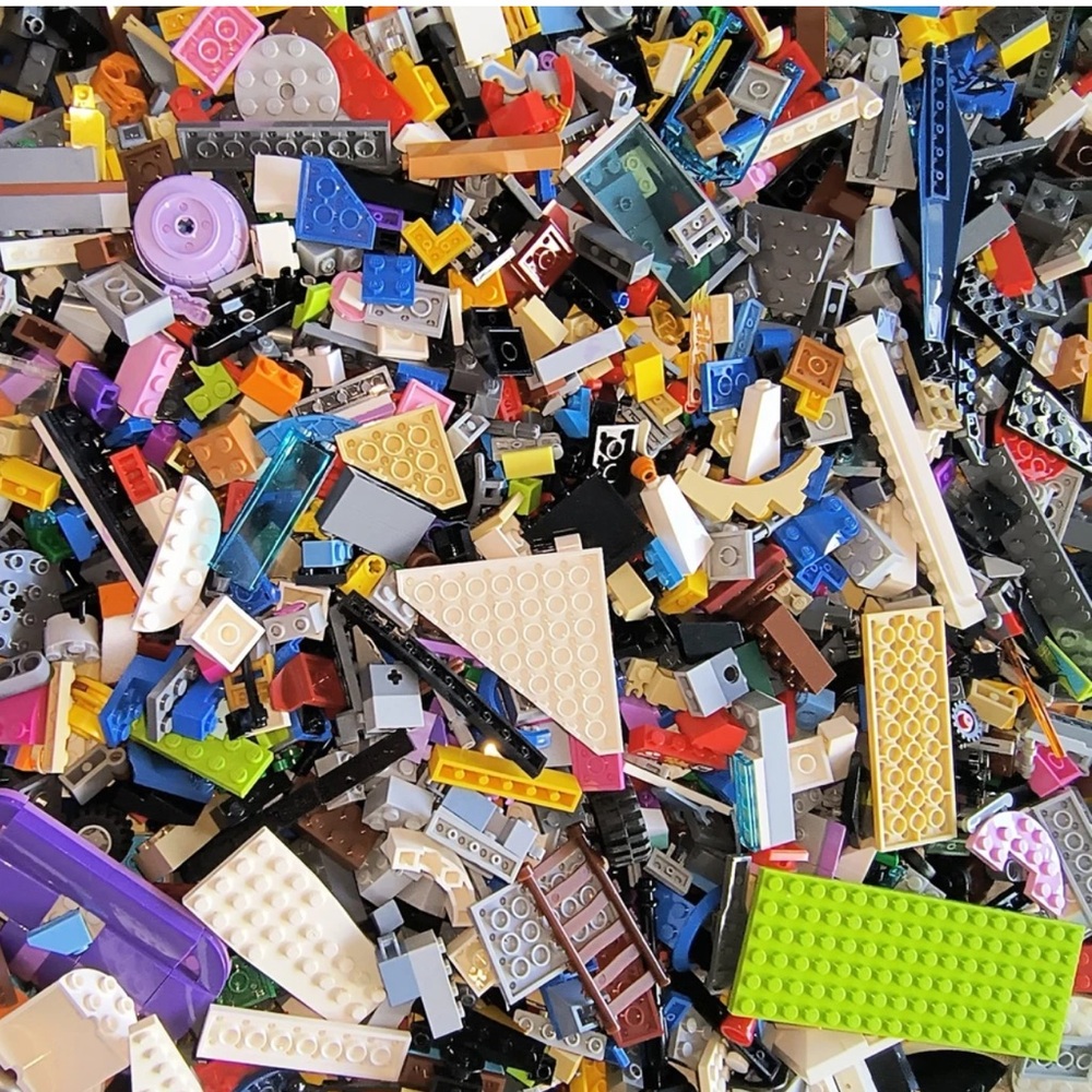 LEGO Assorted Pieces Wheels Bricks Technic Accessories And More HUGE LOT 5Lbs